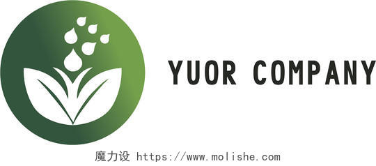 农业公司logo绿色logo圆形logo叶子logo农业logo